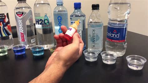 video testing bottled water|water ph test youtube.